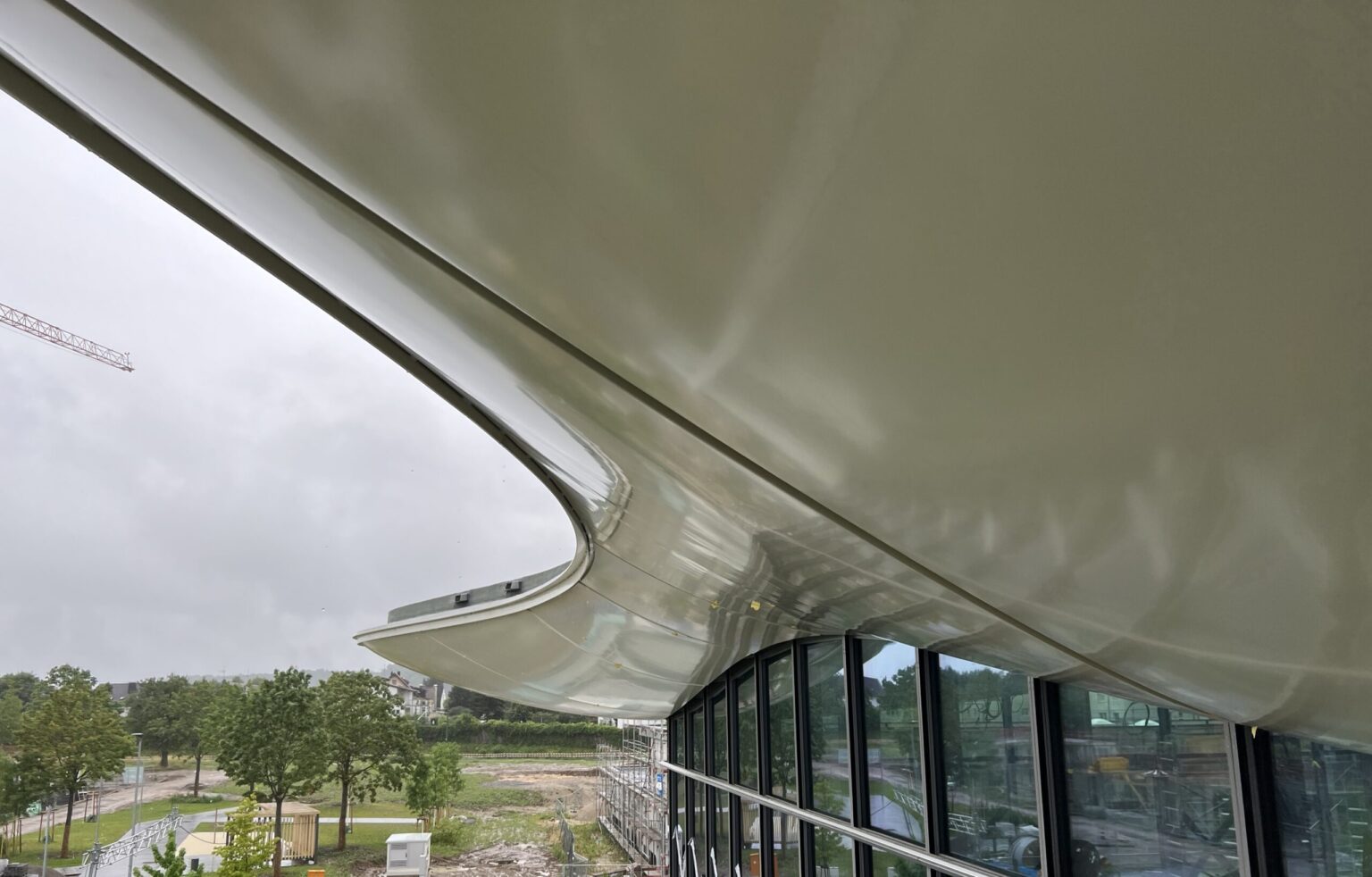 Fassade Verkleidung Sonderbau GF-UP Beurteilung Polyesterharz