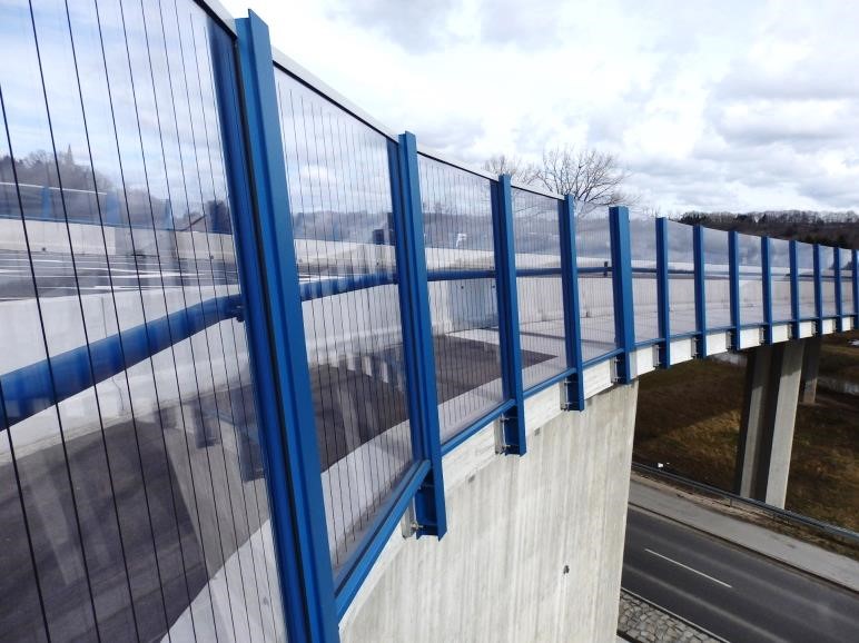 Larmschutzwand Polcarbonat PC