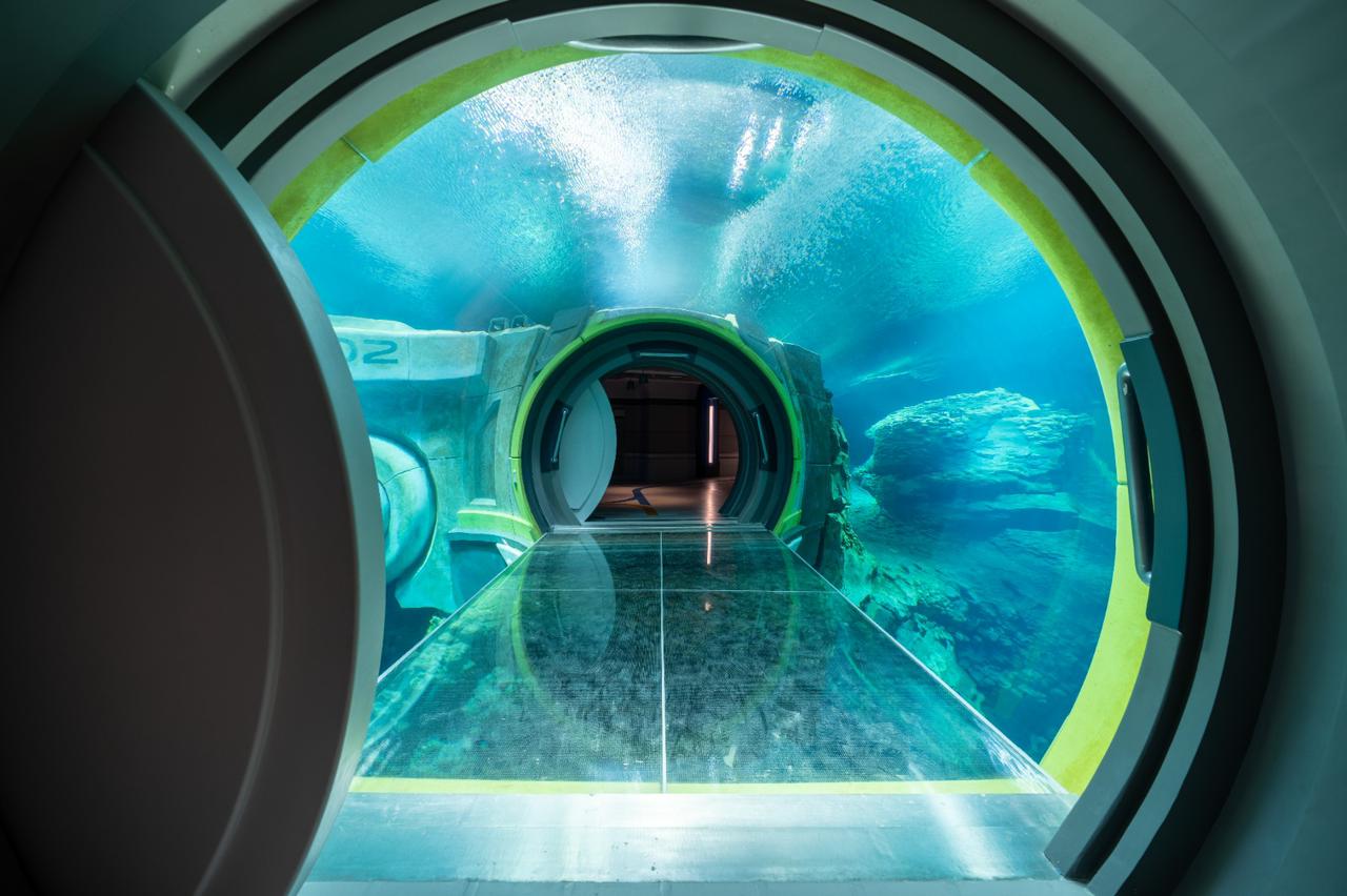 PMMA Acryl Aquarium Sichtfenster Scheibe Tunnel Glas