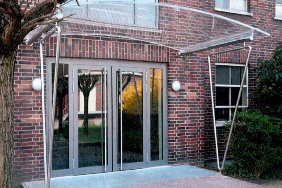Vordach Acryl PMMA Plexiglas