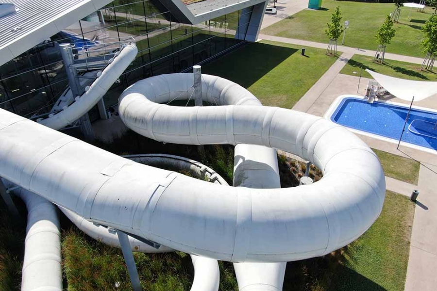 Wasserrutsche Dämmung GF-UP Wärmedämmung